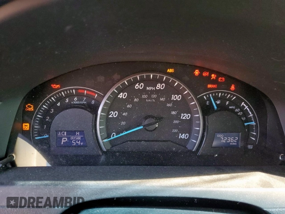 2013 Toyota Camry L with VIN 4T4BF1FK4DR330813, listed as a Copart auction lot 51903095 with 72,362 mi miles and Salvage Title. Bid and sale history available at DreamBid. Image 9.