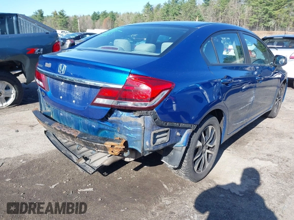 2013 Honda Civic EX with VIN 19XFB2F89DE268751, listed as a IAAI auction lot 42109107 with 121,102 mi miles and . Bid and sale history available at DreamBid. Image 4.