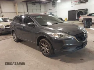 2014 Mazda CX-9 Sport with VIN JM3TB3BV3E0434817, listed as a IAAI auction lot 41394036 with 157,304 mi miles. Bid and sale history available at carsss.com. Image 1.