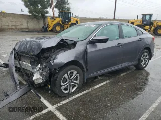 2018 Honda Civic Sedan LX with VIN 2HGFC2F59JH599477, listed as a Copart auction lot 49355915 with 0 mi miles and Salvage Title. Bid and sale history available at carsss.com. Image 1.