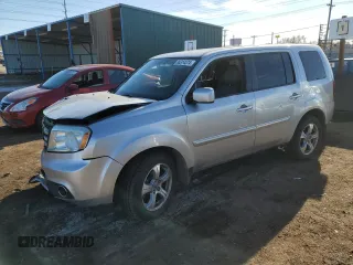 2014 Honda Pilot EX-L with VIN 5FNYF4H50EB031914, listed as a Copart auction lot 85314374 with 0 mi miles and Salvage Title. Bid and sale history available at carsss.com. Image 1.