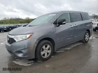 2015 Nissan Quest S with VIN JN8AE2KP3F9131489, listed as a Copart auction lot 48286484 with 109,128 mi miles. Bid and sale history available at carsss.com. Image 1.
