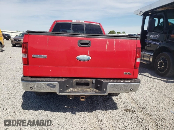 2006 Ford F-150 XLT с VIN 1FTPW12V46KC52777, выставлен на аукционе Copart как лот 54324865 с пробегом 2 643 985 миль миль и Списание • Salvage title. История ставок и продаж доступна на DreamBid. Изображение 6.