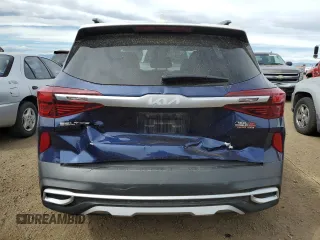 2022 Kia Seltos SX with VIN KNDETCA27N7268234, listed as a Copart auction lot 50480095 with 43,950 mi miles and Salvage title. Bid and sale history available at DreamBid. Image 6.