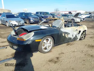 2001 Porsche Boxster with VIN WP0CA29801U627404, listed as a IAAI auction lot 41424965 with 1 mi miles. Bid and sale history available at carsss.com. Image 2.