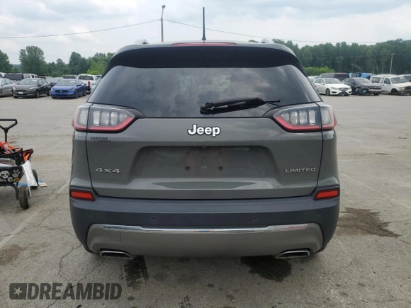 2020 Jeep Cherokee Limited with VIN 1C4PJMDX6LD602408, listed as a Copart auction lot 59229835 with 62,259 mi miles and Salvage title. Bid and sale history available at DreamBid. Image 6.