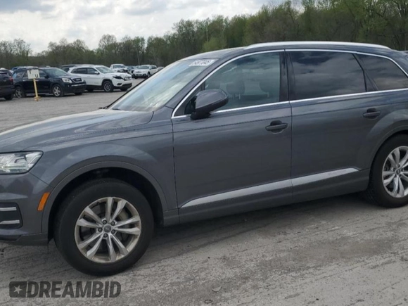 2019 Audi Q7 Premium Plus with VIN WA1LHAF73KD033550, listed as a Copart auction lot 54977045 with 51,044 mi miles and Salvage title. Bid and sale history available at DreamBid. Image 1.