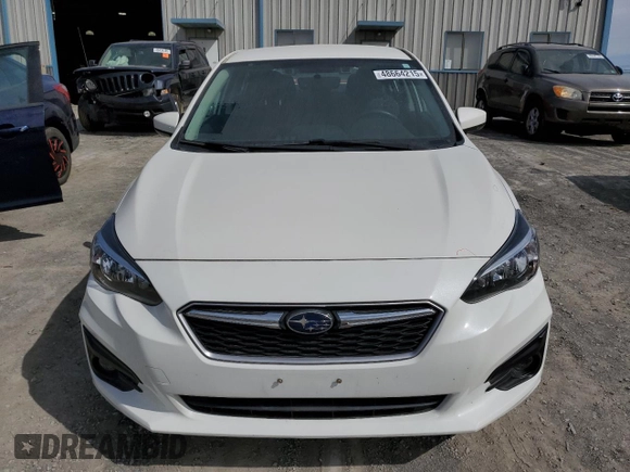 2017 Subaru Impreza Premium with VIN 4S3GKAD64H3601936, listed as a Copart auction lot 48664215 with 91,470 mi miles and Salvage title. Bid and sale history available at DreamBid. Image 5.