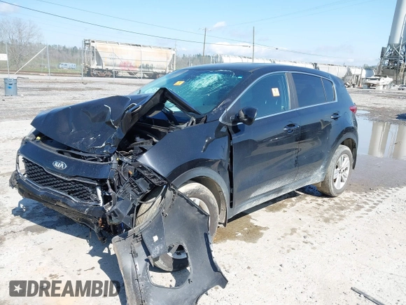 2019 Kia Sportage LX with VIN KNDPM3AC4K7621023, listed as a IAAI auction lot 41981361 with Not Provided miles and . Bid and sale history available at DreamBid. Image 17.