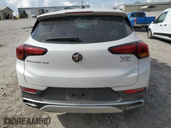 2022 Buick Encore GX Essence with VIN KL4MMFSL8NB148628, listed as a Copart auction lot 49227105 with 19,872 mi miles and Salvage title. Bid and sale history available at DreamBid. Image 6.