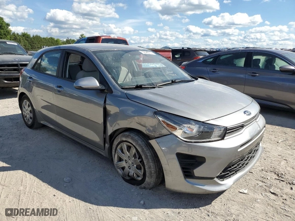 2021 Kia Rio 5-Door S with VIN 3KPA25AD1ME390116, listed as a Copart auction lot 62599214 with 109,666 mi miles and Salvage Title. Bid and sale history available at carsss.com. Image 4.