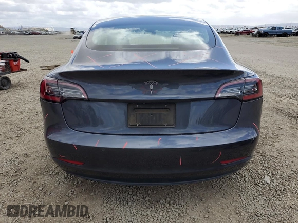 2019 Tesla Model 3 Mid Range with VIN 5YJ3E1EA1KF298858, listed as a Copart auction lot 51342795 with 118,050 mi miles and Salvage Title. Bid and sale history available at carsss.com. Image 6.