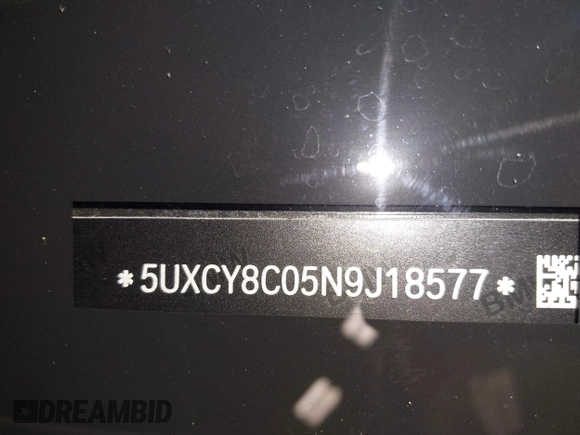 2022 BMW X6 M50i z VIN 5UXCY8C05N9J18577, wystawiony jako IAAI lot #41982042 z przebiegiem 64 155 mil mil oraz . Historia ofert i sprzedaży dostępna na DreamBid. Obrazek 17.