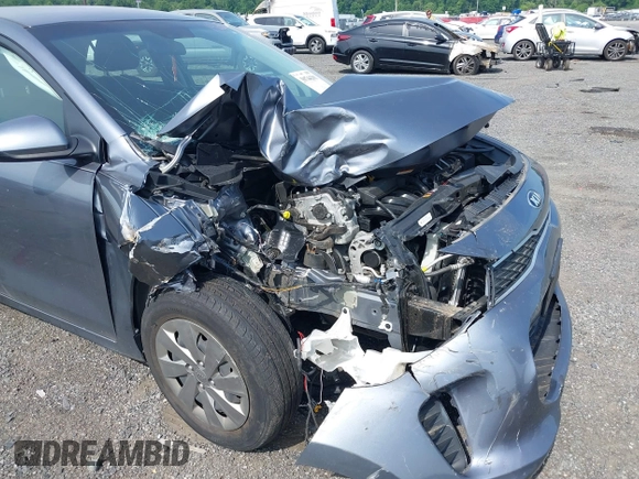 2020 Kia Rio S with VIN 3KPA25AD2LE274924, listed as a IAAI auction lot 39744291 with 20,613 mi miles and . Bid and sale history available at DreamBid. Image 6.