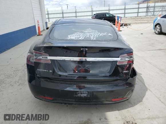 2016 Tesla Model S 90D with VIN 5YJSA1E23GF167938, listed as a Copart auction lot 51703075 with Not provided miles and Salvage title. Bid and sale history available at DreamBid. Image 6.