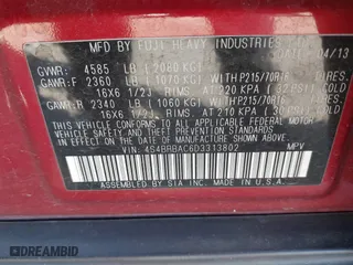 2013 Subaru Outback 2.5i with VIN 4S4BRBAC6D3313802, listed as a IAAI auction lot 41871415 with 145,269 mi miles. Bid and sale history available at carsss.com. Image 9.