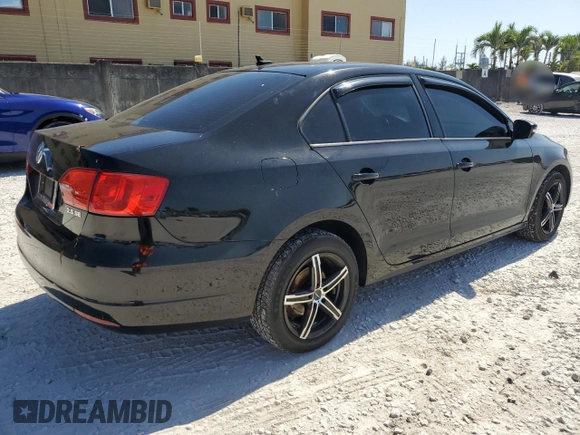 2012 Volkswagen Jetta SE with VIN 3VWDP7AJ4CM316531, listed as a Copart auction lot 54928305 with 164,199 mi miles and Salvage title. Bid and sale history available at DreamBid. Image 3.