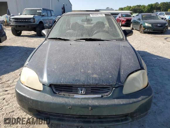1997 Honda Civic LX with VIN 2HGEJ6671VH589347, listed as a Copart auction lot 52424775 with 134,989 mi miles and Clean Title. Bid and sale history available at carsss.com. Image 5.