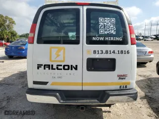 2016 GMC Savana Cargo Van with VIN 1GTW7AFF1G1313246, listed as a Copart auction lot 74252734 with 102,582 mi miles and Salvage Title. Bid and sale history available at carsss.com. Image 6.