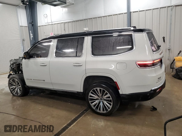 2022 Jeep Grand Wagoneer Series III с VIN 1C4SJVGJ5NS128232, выставлен на аукционе Copart как лот 84862334 с пробегом 72 418 миль миль и Списание • Salvage title. История ставок и продаж доступна на DreamBid. Изображение 2.