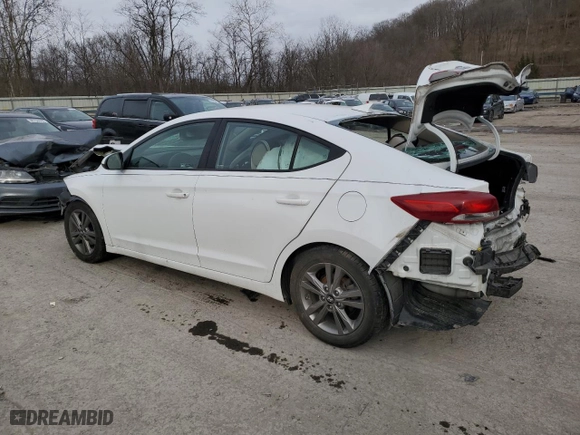 2018 Hyundai Elantra SEL with VIN 5NPD84LF9JH258068, listed as a Copart auction lot 48459385 with 61,435 mi miles and Salvage Title. Bid and sale history available at carsss.com. Image 2.