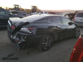 2021 Nissan Maxima SV with VIN 1N4AA6CV6MC512027, listed as a Copart auction lot 85997454 with 0 mi miles and Salvage Title. Bid and sale history available at carsss.com. Image 3.