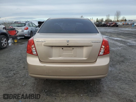 2007 Suzuki Forenza z VIN KL5JD56Z07K657218, wystawiony jako Copart lot #86767854 z przebiegiem 93 044 mil mil oraz Szkoda całkowita • Salvage title. Historia ofert i sprzedaży dostępna na DreamBid. Obrazek 6.
