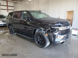 2023 Chevrolet Tahoe LS with VIN 1GNSKMKD7PR507243, listed as a Copart auction lot 69974614 with 20,191 mi miles and Salvage Title. Bid and sale history available at carsss.com. Image 4.