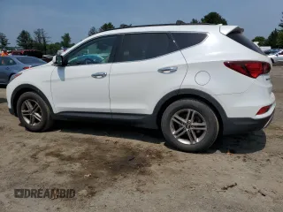 2017 Hyundai Santa Fe 2.4L z VIN 5NMZUDLB7HH018961, wystawiony jako Copart lot #60418395 z przebiegiem 107 830 mil mil oraz Czysty tytuł • Clean title. Historia ofert i sprzedaży dostępna na DreamBid. Obrazek 2.