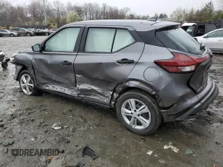 2024 Nissan Kicks S with VIN 3N1CP5BV3RL495473, listed as a Copart auction lot 50250855 with 22,680 mi miles and Salvage Title. Bid and sale history available at carsss.com. Image 2.