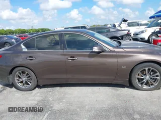 2017 Infiniti Q50 3.0t Premium with VIN JN1EV7AP5HM740257, listed as a IAAI auction lot 41521837 with 78,763 mi miles. Bid and sale history available at carsss.com. Image 13.