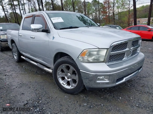 2010 Dodge Ram 1500 SLT with VIN 1D7RB1CT5AS203992, listed as a IAAI auction lot 41931671 with 122,831 mi miles. Bid and sale history available at carsss.com. Image 1.