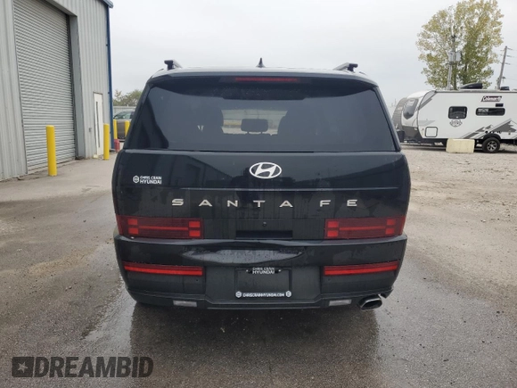 2024 Hyundai Santa Fe SEL with VIN 5NMP24GLXRH006482, listed as a Copart auction lot 71790654 with 136 mi miles and Salvage Title. Bid and sale history available at carsss.com. Image 6.