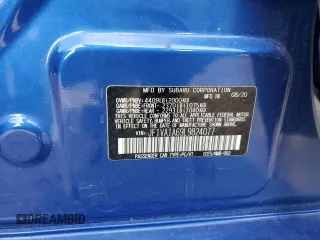 2020 Subaru WRX with VIN JF1VA1A69L9824077, listed as a Copart auction lot 53651845 with 123,890 mi miles and Clean Title. Bid and sale history available at carsss.com. Image 12.
