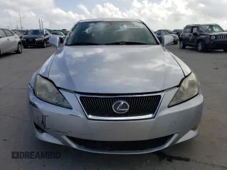 2006 Lexus IS 350 with VIN JTHBE262165010061, listed as a Copart auction lot 54209435 with 217,698 mi miles and Salvage Title. Bid and sale history available at DreamBid. Image 5.