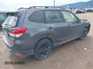 2023 Subaru Forester Special Sports with VIN JF2SKAJC7PH501725, listed as a IAAI auction lot 41984417 with 28,180 mi miles and . Bid and sale history available at DreamBid. Image 4.