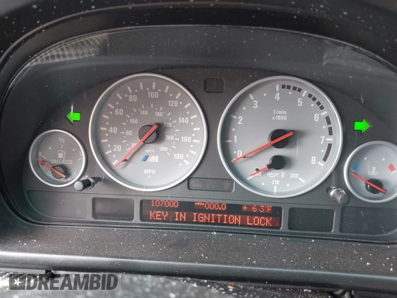 2000 BMW M5 z VIN WBSDE9349YBZ96946, wystawiony jako IAAI lot #42043141 z przebiegiem 107 000 mil mil oraz . Historia ofert i sprzedaży dostępna na DreamBid. Obrazek 7.