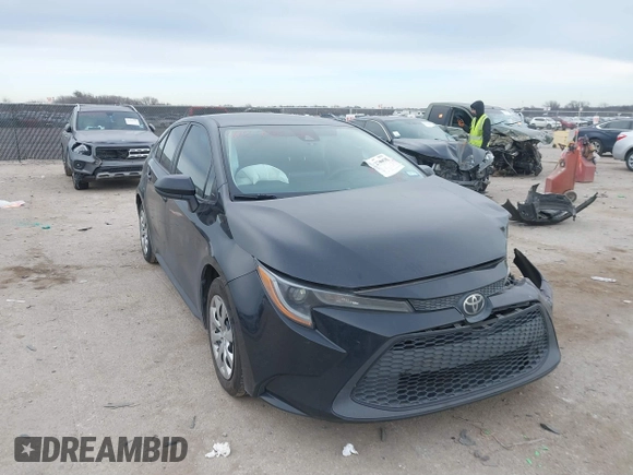2020 Toyota Corolla LE with VIN 5YFEPRAE0LP021439, listed as a IAAI auction lot 41278038 with 138,614 mi miles. Bid and sale history available at carsss.com. Image 1.