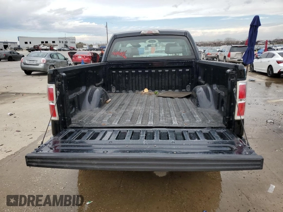 2009 Ford F-150 STX with VIN 1FTRX12W89FA12434, listed as a Copart auction lot 89214205 with 186,144 mi miles and Salvage Title. Bid and sale history available at carsss.com. Image 6.