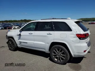 2017 Jeep Grand Cherokee Limited 75th Anniversary с VIN 1C4RJFBG4HC655130, выставлен на аукционе Copart как лот 56989965 с пробегом 89 354 миль миль и Списание • Salvage title. История ставок и продаж доступна на DreamBid. Изображение 2.