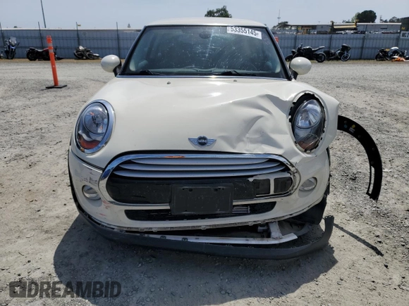 2015 MINI Hardtop with VIN WMWXM5C55F3A60385, listed as a Copart auction lot 53355145 with 34,565 mi miles and Salvage title. Bid and sale history available at DreamBid. Image 5.