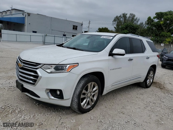 2018 Chevrolet Traverse High Country with VIN 1GNEVKKW2JJ147170, listed as a Copart auction lot 88709985 with 0 mi miles and Salvage Title. Bid and sale history available at carsss.com. Image 1.
