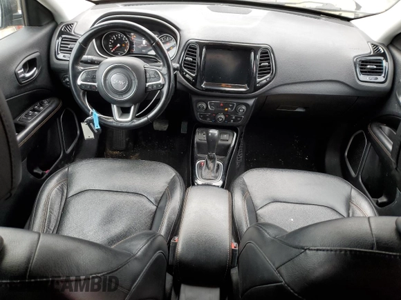 2021 Jeep Compass Limited with VIN 3C4NJCCB2MT522588, listed as a Copart auction lot 88966345 with 72,161 mi miles and Salvage Title. Bid and sale history available at carsss.com. Image 8.