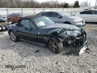 2001 BMW Z3 2.5i with VIN WBACN33451LK48451, listed as a Copart auction lot 60885354 with 0 mi miles and Salvage Title. Bid and sale history available at carsss.com. Image 4.