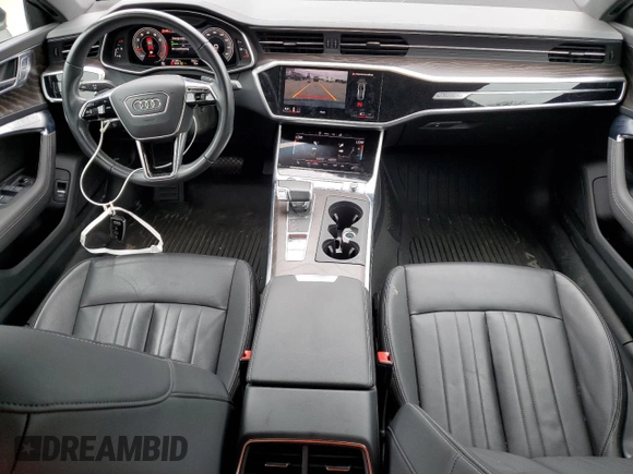 2021 Audi A7 Premium Plus with VIN WAUR2AF26MN081141, listed as a Copart auction lot 62946624 with 27,260 mi miles and Salvage Title. Bid and sale history available at carsss.com. Image 8.