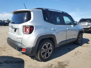 2016 Jeep Renegade Limited with VIN ZACCJADT6GPD12736, listed as a Copart auction lot 46656045 with 179,248 mi miles and Salvage Title. Bid and sale history available at DreamBid. Image 3.