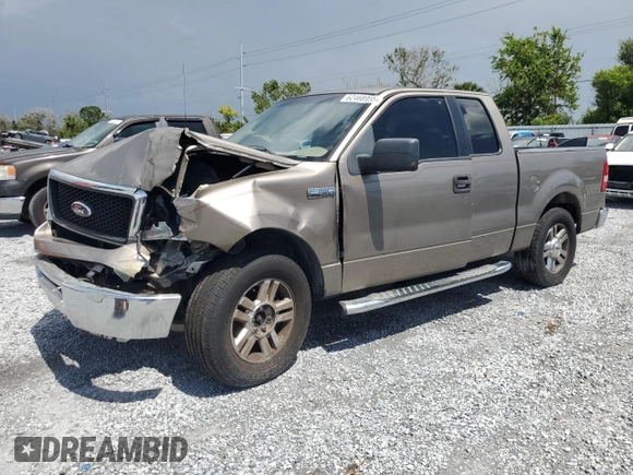 2006 Ford F-150 STX with VIN 1FTRX12W16FB16422, listed as a Copart auction lot 62468955 with 203,721 mi miles and Salvage title. Bid and sale history available at DreamBid. Image 1.