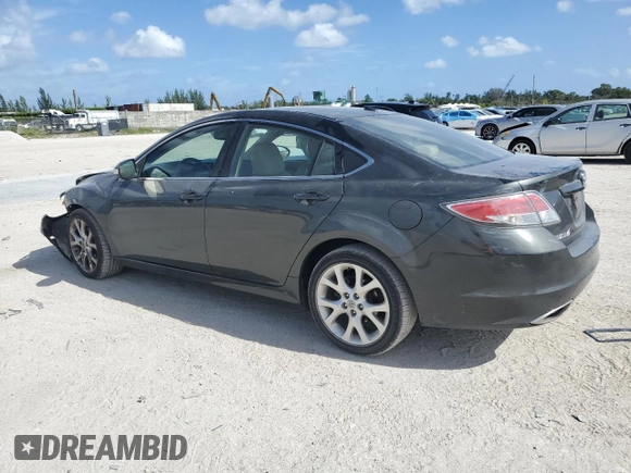 2012 Mazda 6 S Grand Touring with VIN 1YVHZ8CB3C5M01824, listed as a Copart auction lot 80911134 with 53,355 mi miles and Salvage Title. Bid and sale history available at DreamBid. Image 2.