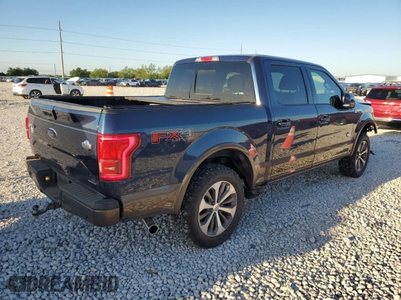 2015 Ford F-150 XLT with VIN 1FTEW1EF1FFC52983, listed as a Copart auction lot 53842575 with 94,526 mi miles and Salvage Title. Bid and sale history available at carsss.com. Image 3.