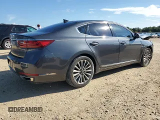 2017 Kia Cadenza Premium with VIN KNALC4J1XH5090028, listed as a Copart auction lot 74436984 with 50,916 mi miles and Salvage Title. Bid and sale history available at carsss.com. Image 3.
